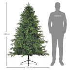 Kalėdų eglutės matmenų schema: 183 cm aukščio