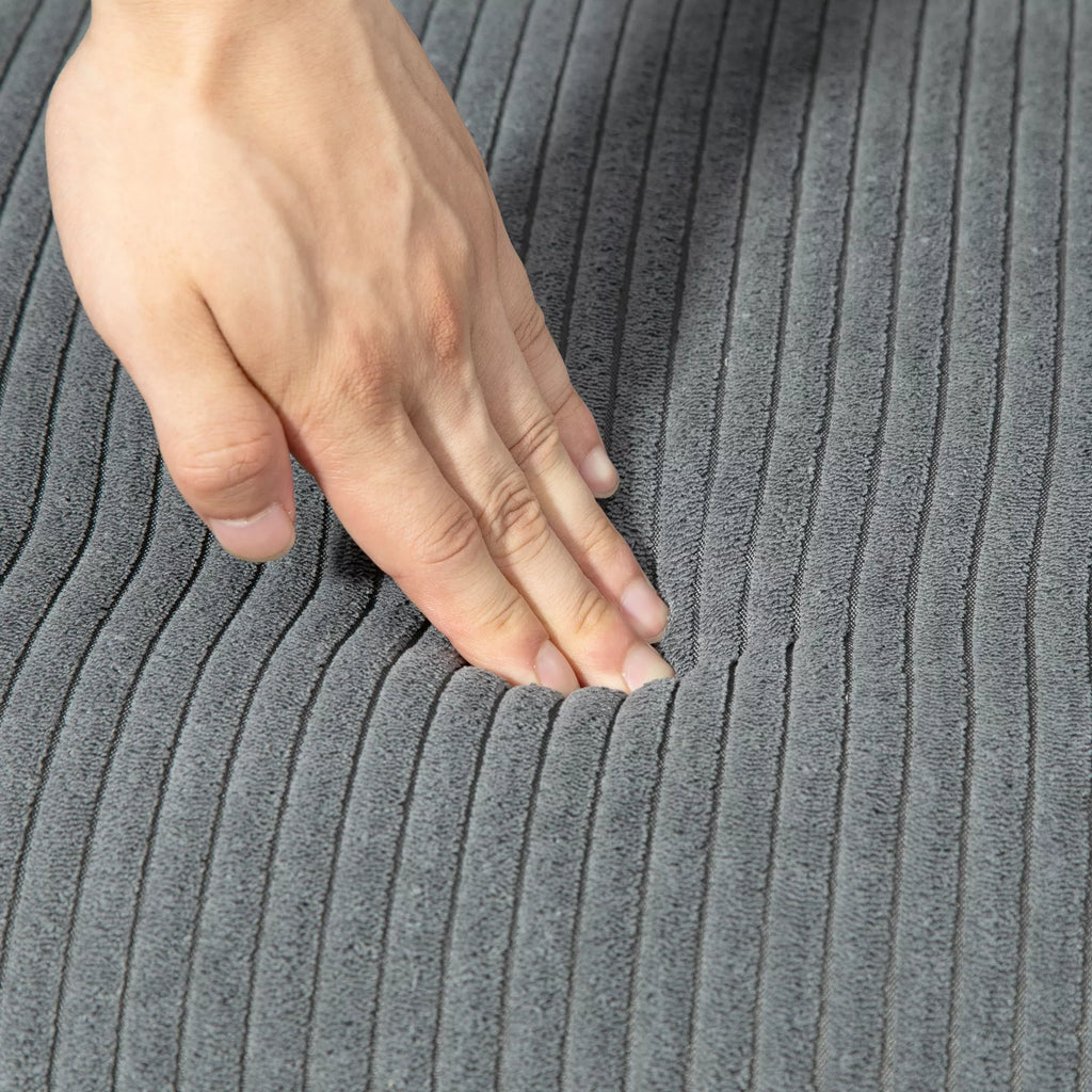 Dvivietė sofa, poliesteris, 117 x 56,5 x 77 cm, pilka