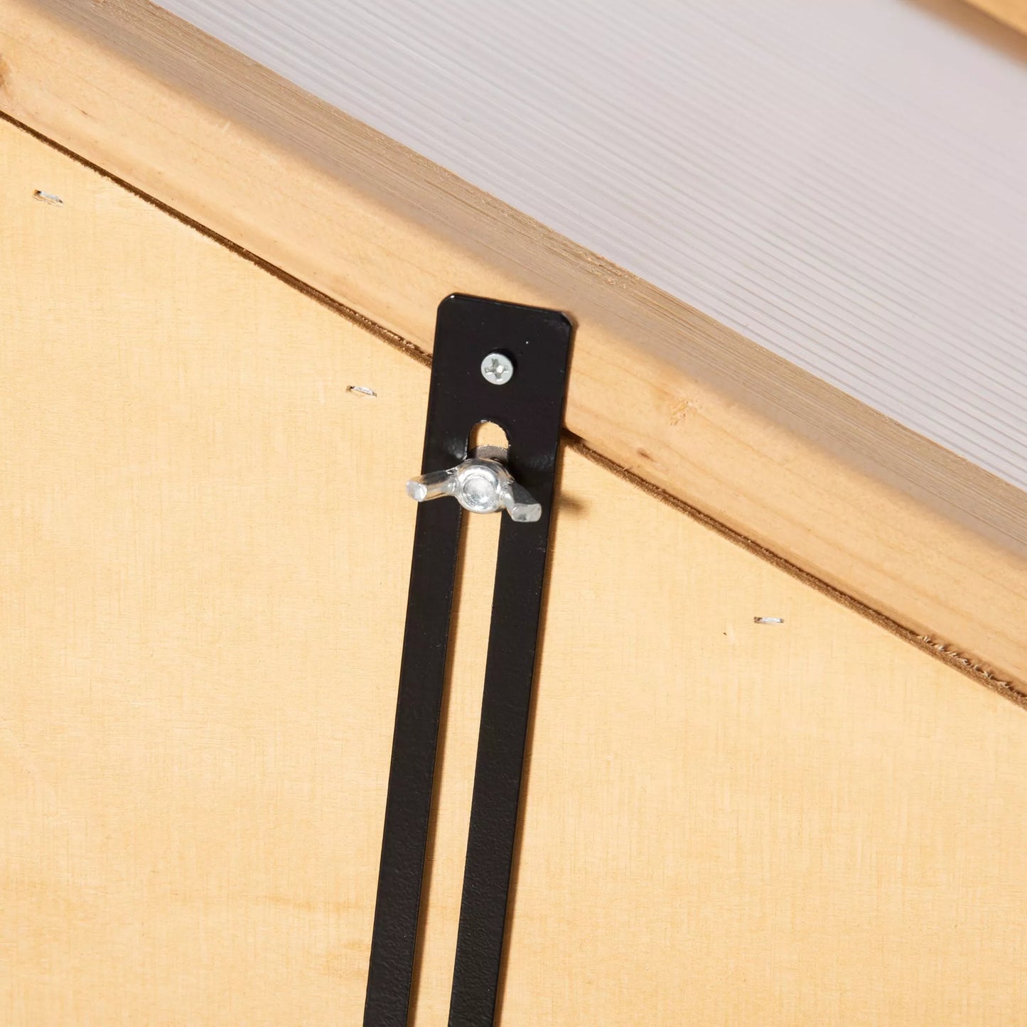 Mini šiltnamis, mažas šiltnamis su mediniu rėmu, langu ir dvigubomis durimis, 3 lentynos, 70L x 50B x 120H cm, rudas