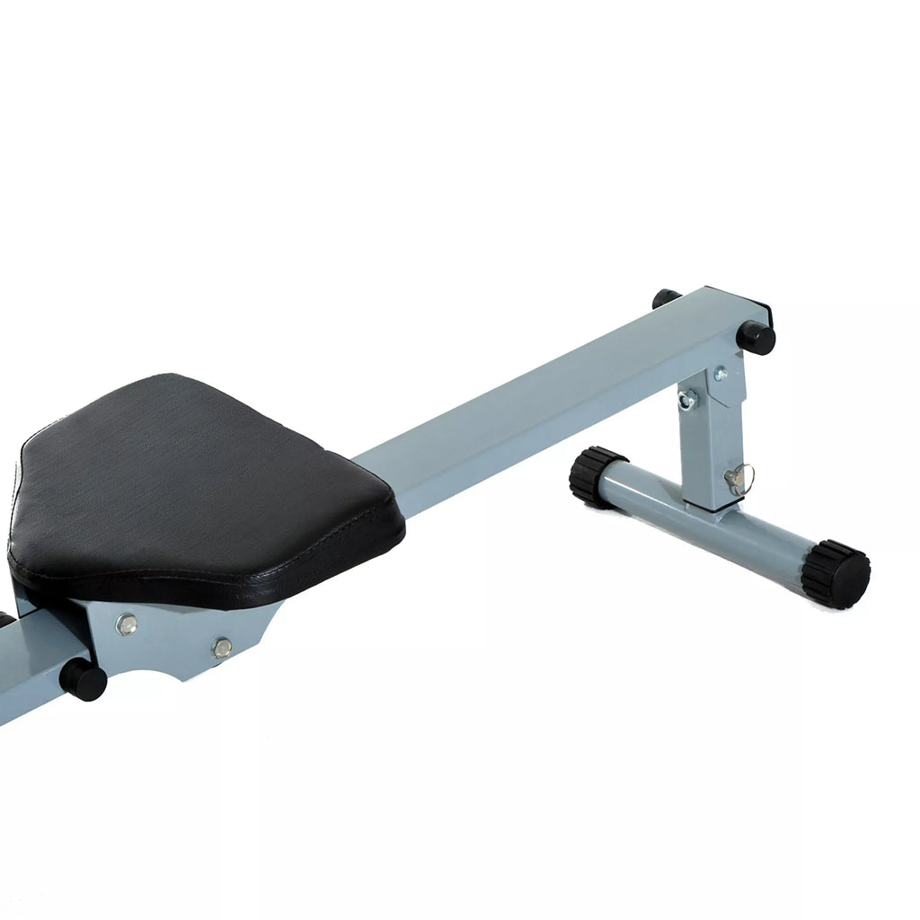 Iklaujamasis irklavimo treniruoklis su LCD ekranu, iki 100 kg, pilkas