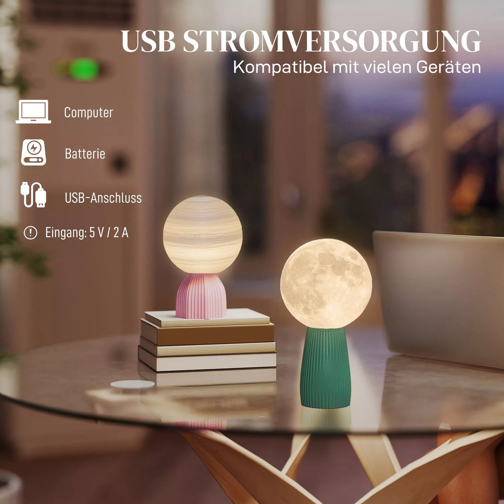 Grafika apie lempos USB maitinimą