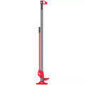 Farm Jack domkratas 135 cm 3000 kg keliamoji galia Offroad plieninis strypas raudonos ir juodos spalvos