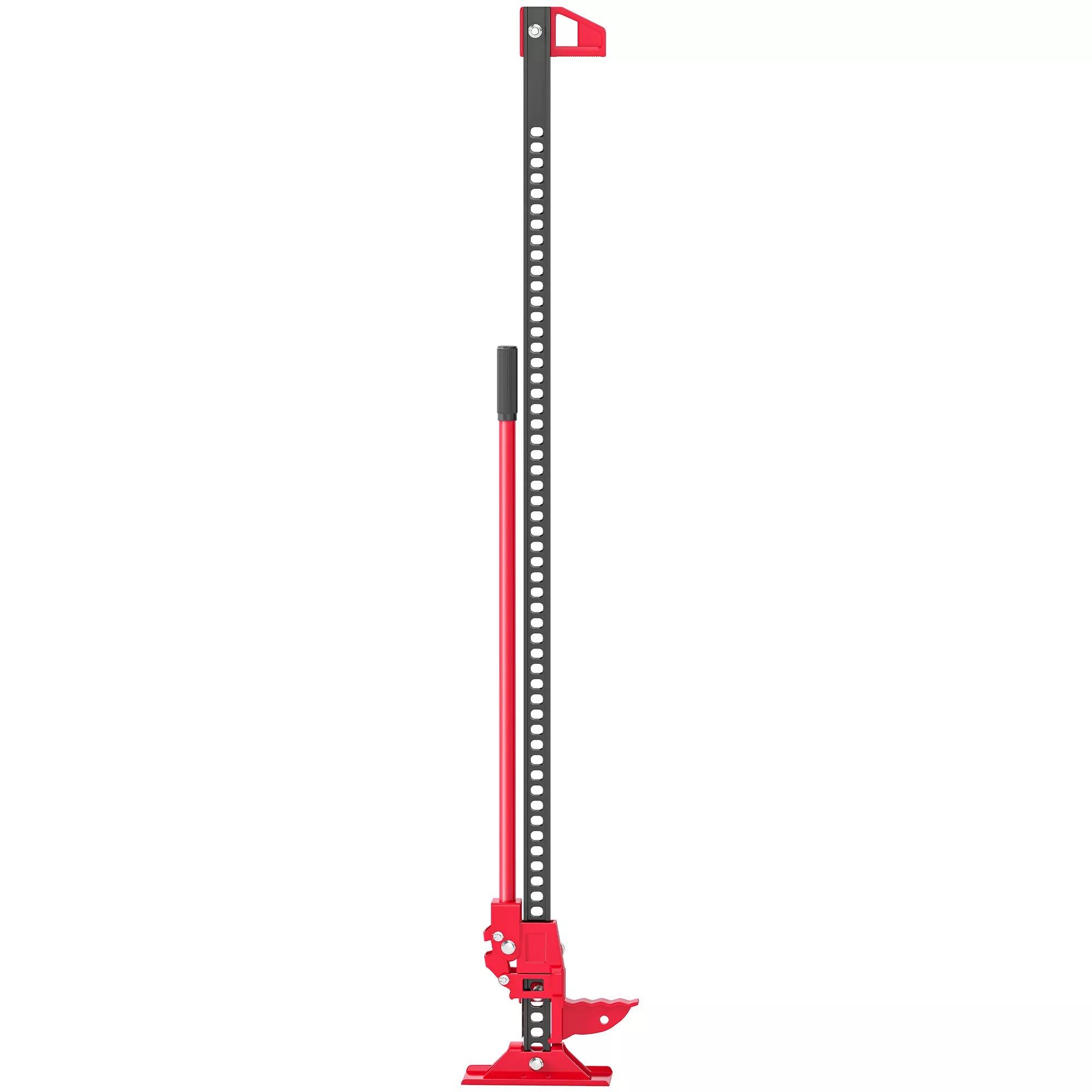Farm Jack domkratas 135 cm 3000 kg keliamoji galia Offroad plieninis strypas raudonos ir juodos spalvos