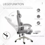 Schema su 150° pakreipiamu atlošu ir sulankstoma kojų atrama