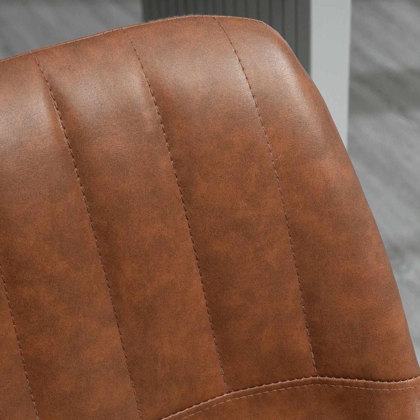 Baras kėdės, 2 vnt. rinkinys, retro stiliaus, su atrama kojoms, reguliuojamas aukštis, 43 cm x 49,5 cm x 111 cm