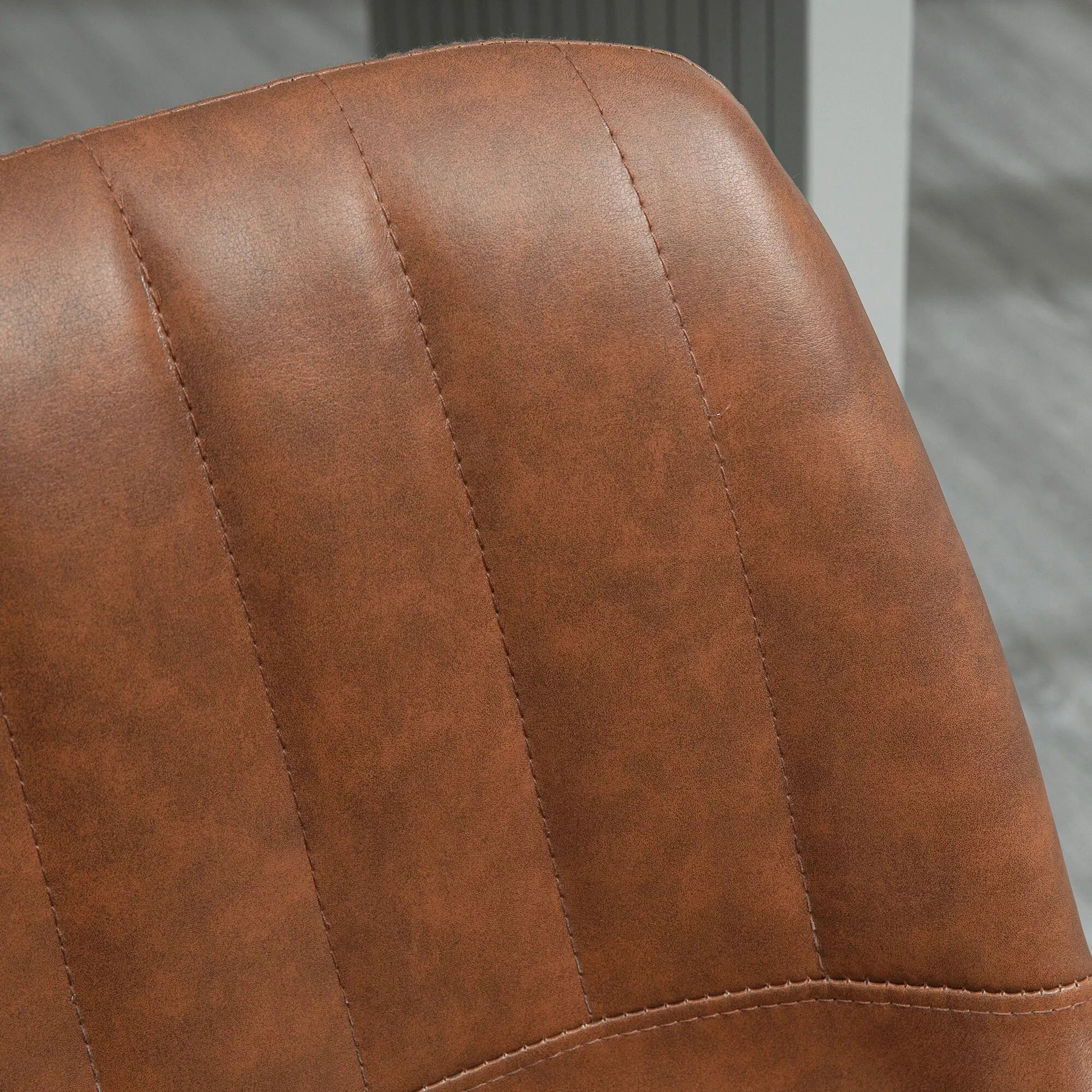 Baras kėdės, 2 vnt. rinkinys, retro stiliaus, su atrama kojoms, reguliuojamas aukštis, 43 cm x 49,5 cm x 111 cm