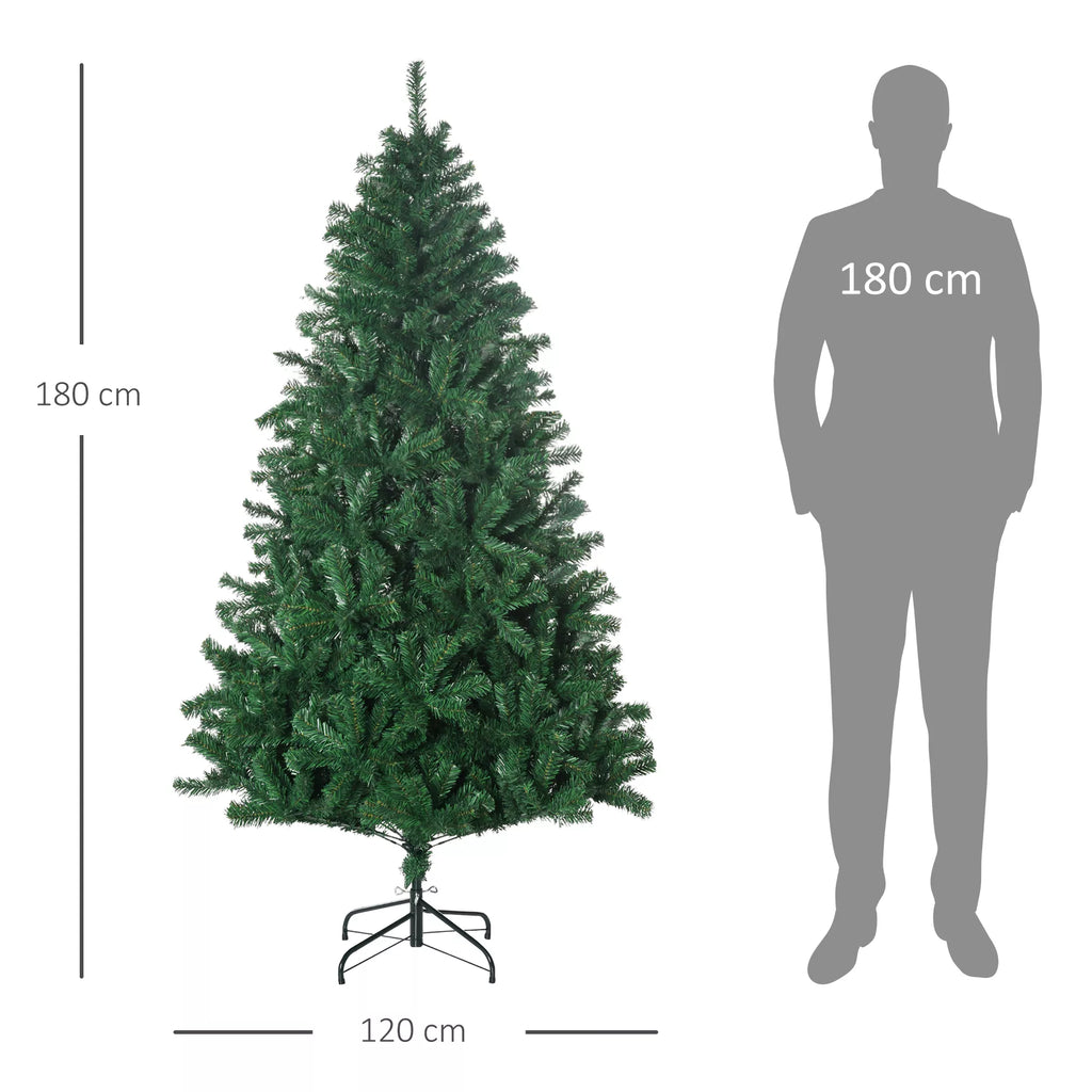 Dirbtinė kalėdinė eglutė, 180 cm, žalia 1000 šakelių