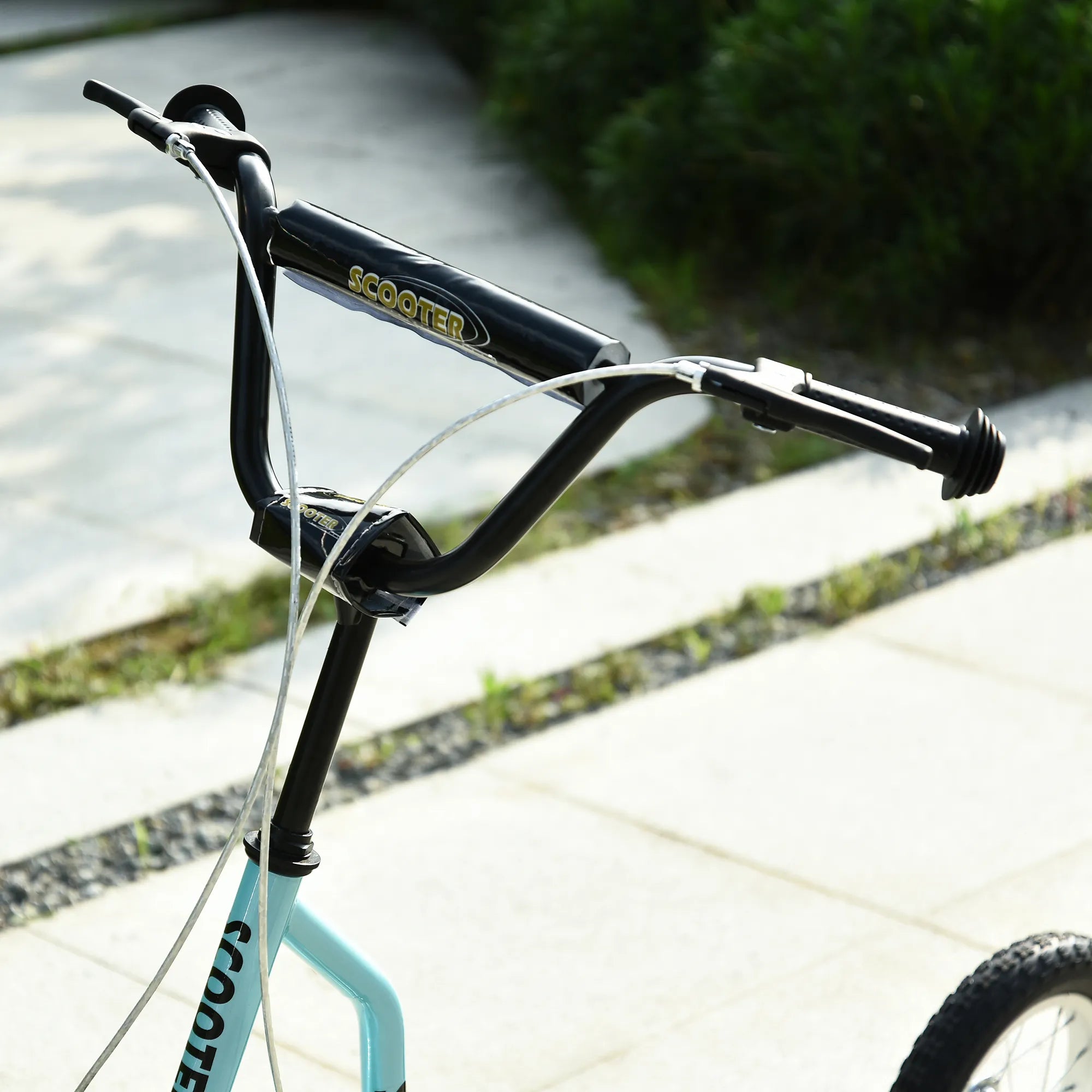 Vaikų paspirtukas nuo 5 metų Scooter Tretroller Cityroller Vaikų paspirtukas Kickboard su pneumatinėmis padangomis 16/12 colių Mėlynas 135 x 58 x 88-94 cm