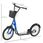 Paspirtuko matmenų schema: 139 cm ilgis, 58 cm plotis, 90–96 cm vairas