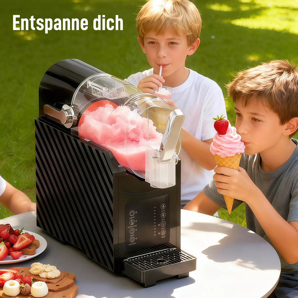 Sniego aparatas, greitas aušinimas, maišymo funkcija, 2,4 L, apšvietimo funkcija, juoda