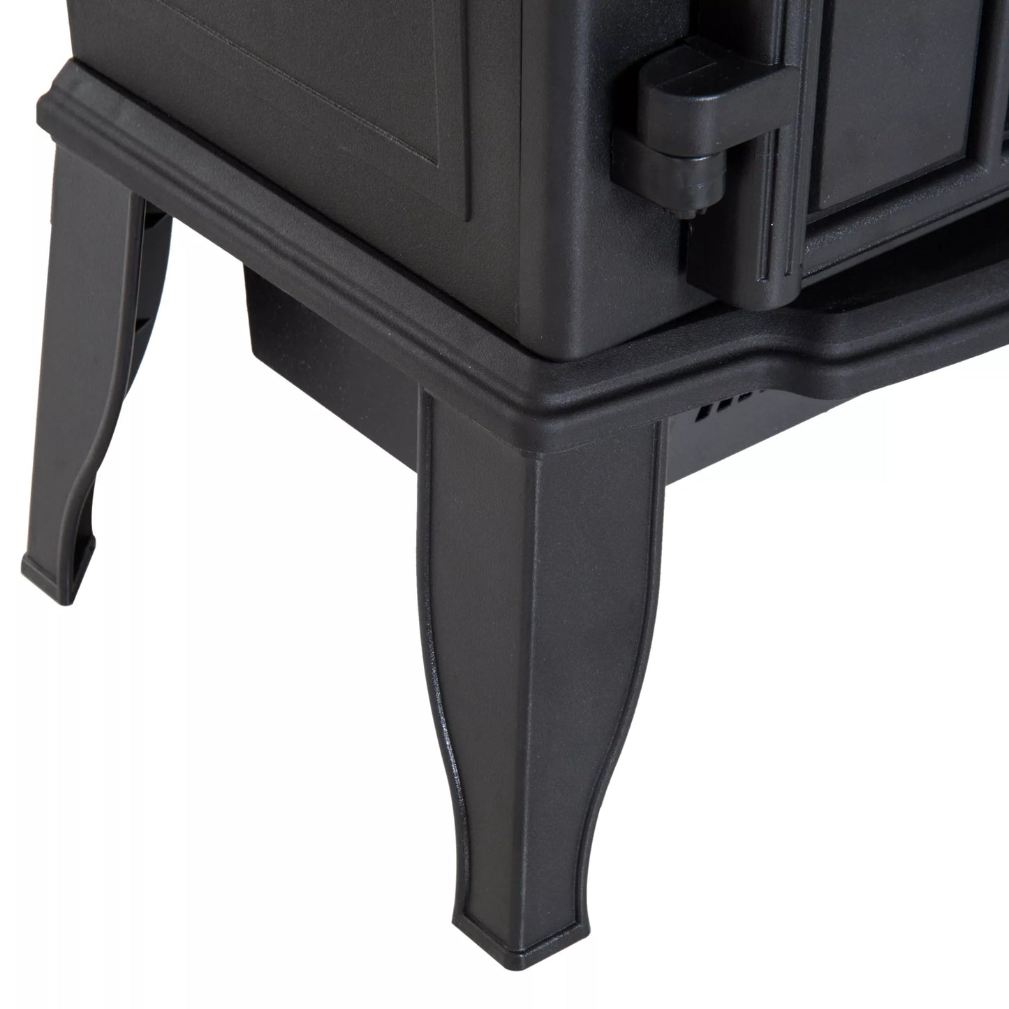 Elektrinis židinys, LED liepsnos, 1000/2000 W, reguliuojama temperatūra ir ryškumas, metalas, 39 x 23 x 56,5 cm