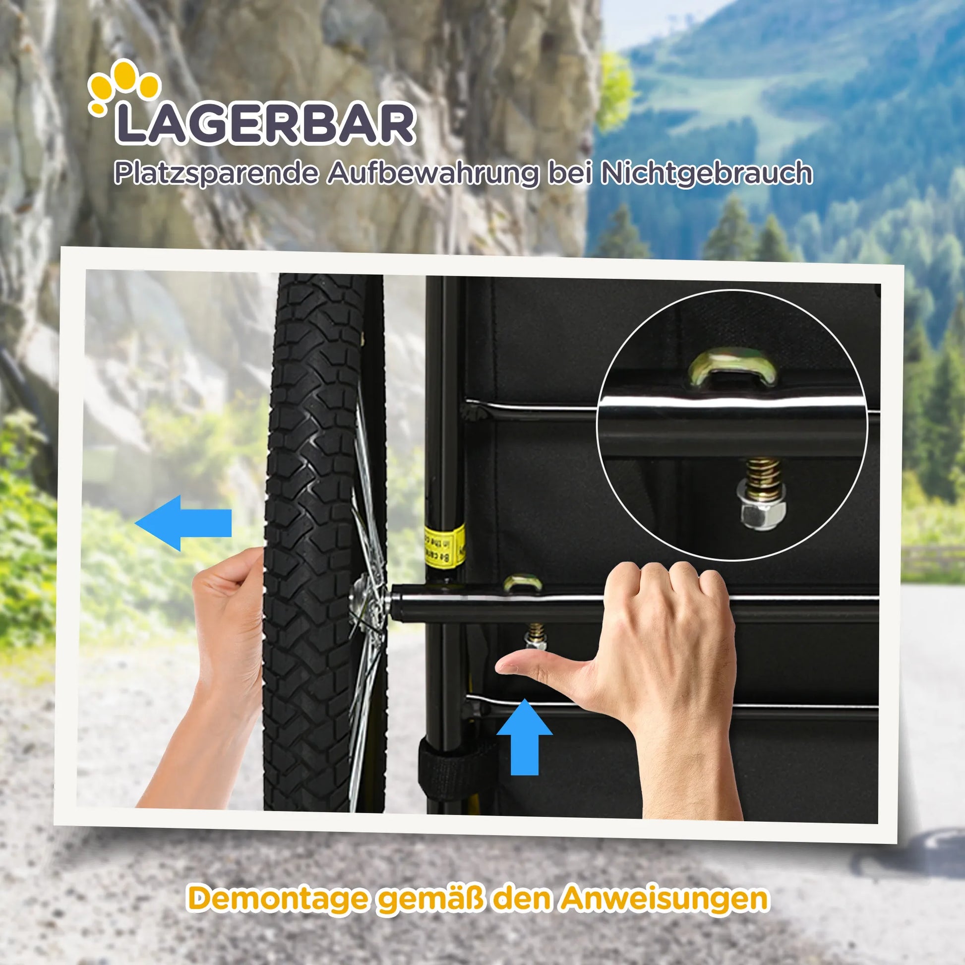 Šunų priekaba dviračiui iki 20kg Tinklelio langas, susukamas uždangalas, universalus sukabintuvas Juoda, 140 x 71 x 83 cm