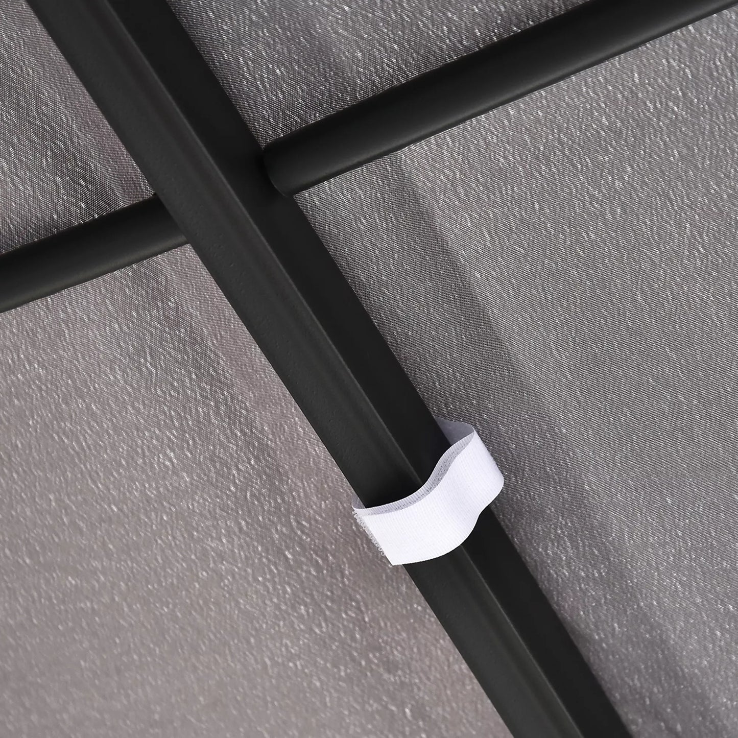 Pergola Sodo pavėsinė Baldakimas Metalo Pilka 297x297cm