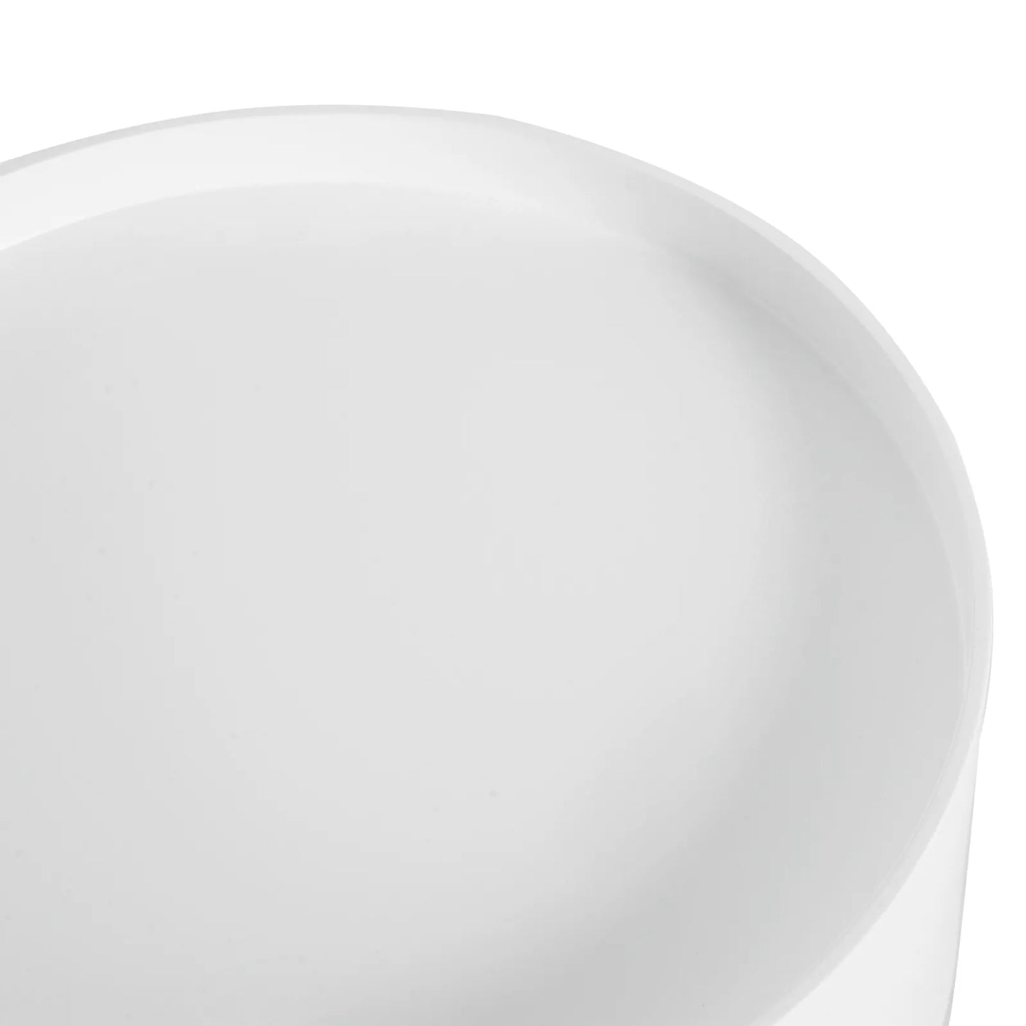 Apvalus kavos staliukas su stalčiumi, skandinaviško dizaino, su apsauginiu krašteliu, medinis, Ø38 x A45 cm, baltas