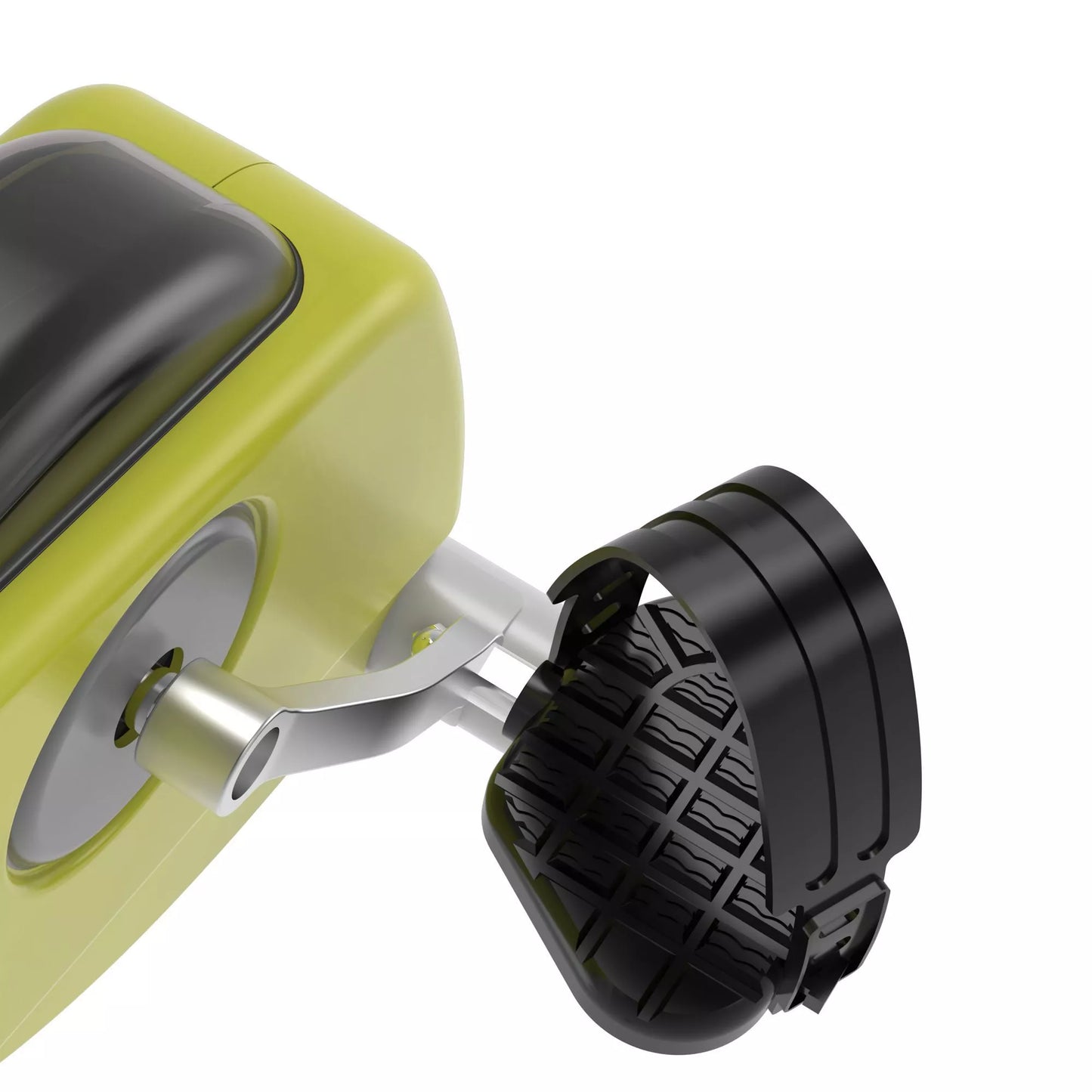 Sulankstomas magnetinis namų treniruoklis dviratis su LCD ekranu, 8 lygių reguliuojamu magnetiniu pasipriešinimu, kompaktiškas fitneso dviratis namams Geltonas+Baltas