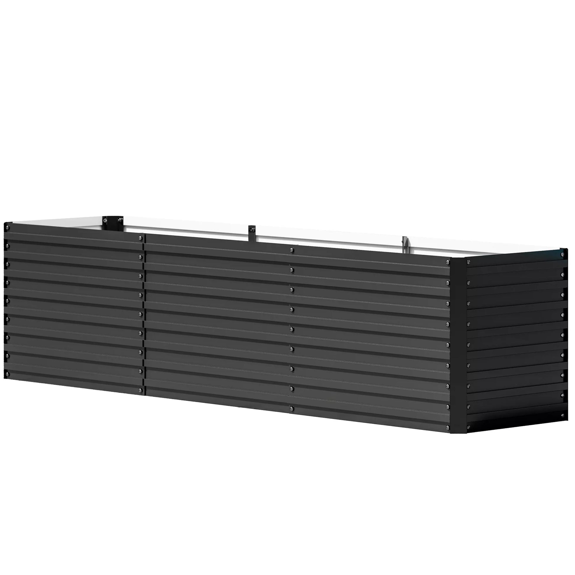 Aukštas lysvė, atviras pagrindas, milteliais dengtas plienas, 240 x 60 x 60 cm, tamsiai pilka