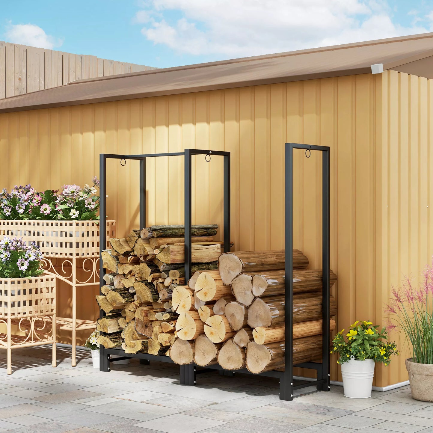 Malkinė, dviejų sekcijų, nerūdijančio plieno rėmas, iki 200 kg, 123 x 32 x 115 cm, juoda