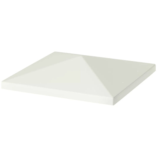 3 x 3 m pakaitinė danga paviljonui, sodo paviljonui, su vandens nutekėjimo angomis, UPF30+, šviesiai pilka