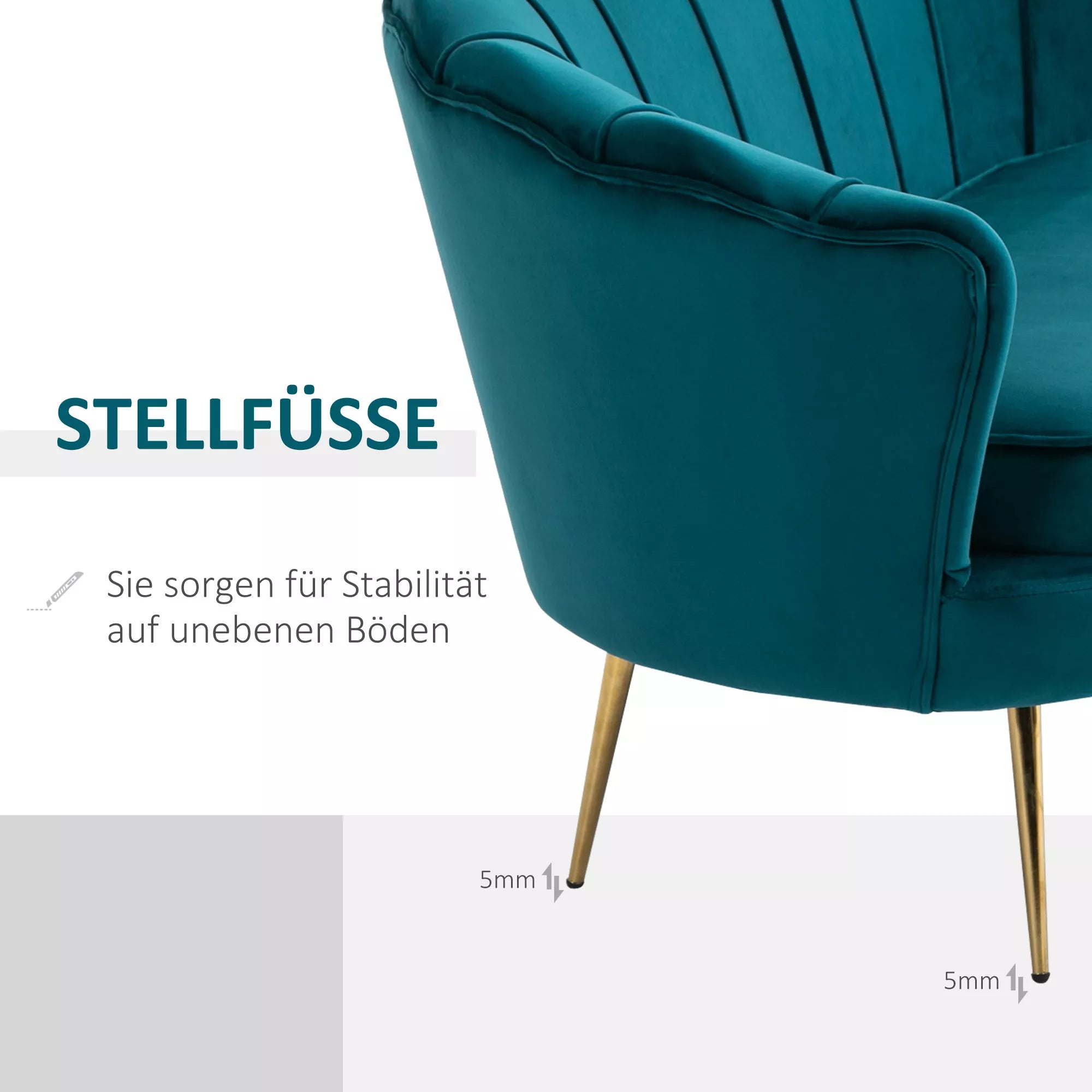 2 vietų sofa, kušetė, minkšta sofa, aksominė išvaizda, dviguba sofa, atlaiko iki 150 kg svorį, 130 x 77 x 77 cm, tamsiai žalia
