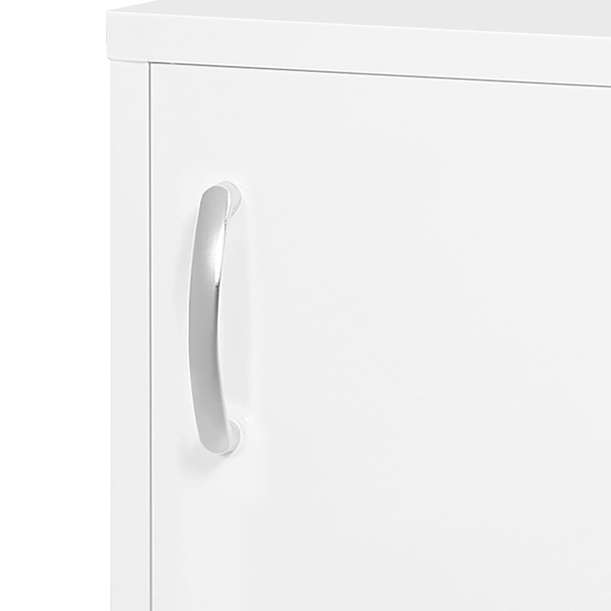 Medicinos spintelė, 3 skyriai, užrakinama, su receptų skyriumi, tvirtas plieninis korpusas, balta, 40 x 15 x 53,5 cm