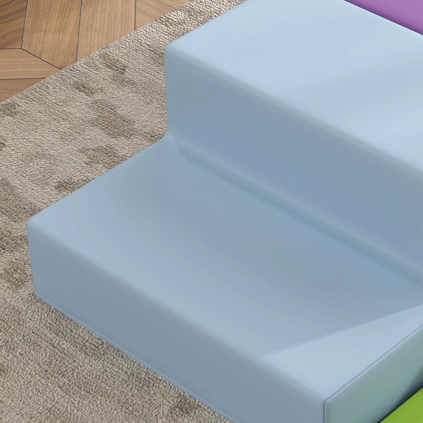 Minkštų blokelių rinkinys vaikams, laipiojimo ir ropojimo žaislas, minkšta dirbtinė oda, EPE putplastis, daugiaspalvis