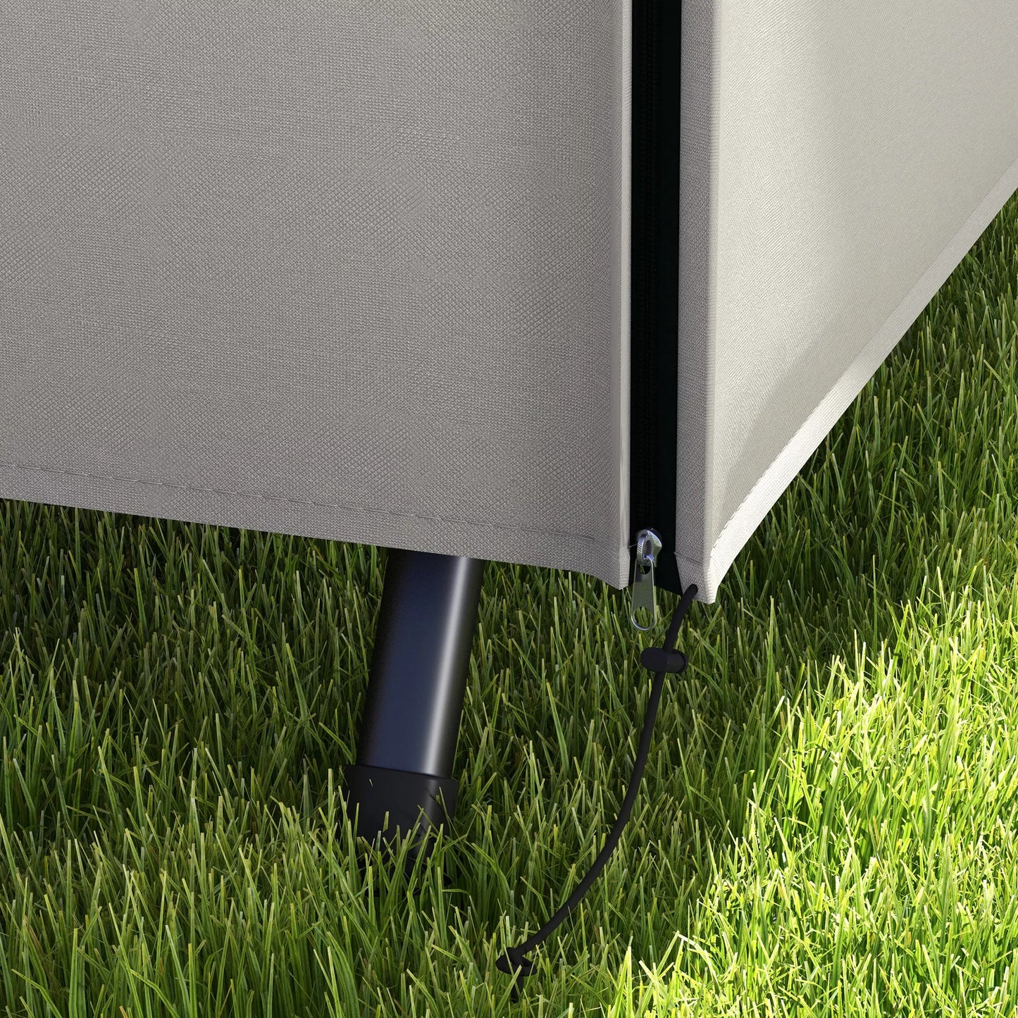 Apsauginis užvalkalas sodo supynėms, atsparus plyšimui, atsparus oro sąlygoms, su Tex-Lock sistema, 205x124x164 cm, pilkas