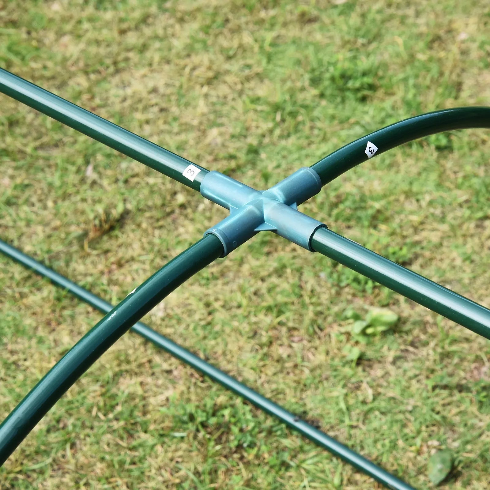 Šiltnamis, šiltnamis su durimis, ankstyvasis lysvė, augalų namas, augalų auginimas, plienas, plastikas, 350 x 100 x 80 cm, žalias