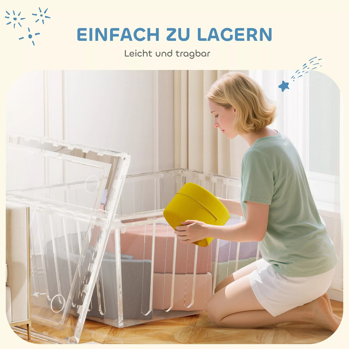 7 dalių minkštų konstruktorių rinkinys mažiems vaikams, putplasčio, plaunamas velveto apvalkalas, įvairių formų, spalvotas