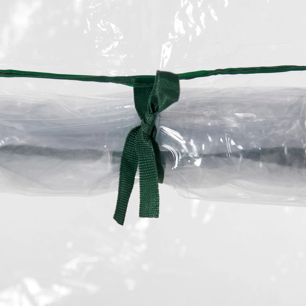 Šiltnamis Šiltnamis Pomidorų namelis Ankstyvųjų daržovių lysvė su užtrauktine durimis Plienas Plastikas Skaidrus 100x50x150cm
