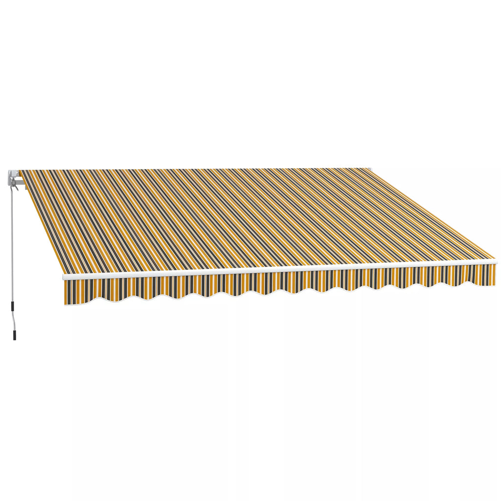 Markizė Saulės apsauga Saulės stogelis, 3,5 m x 2,5 m, geltona + pilka