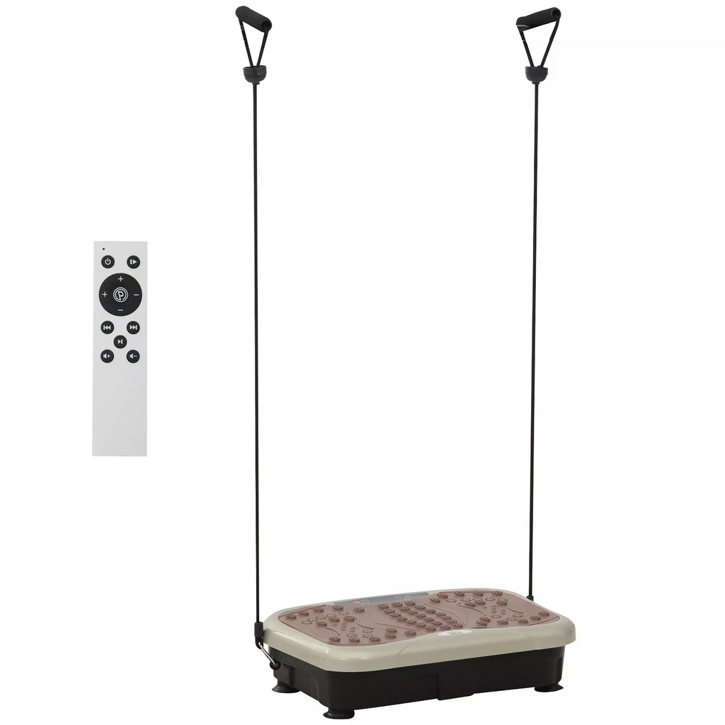 Vibracinė plokštė Vibracinis treniruoklis Vibracinis prietaisas Treniruoklis LED ekranas USB garsiakalbis Treniruočių juostos Nuotolinio valdymo pultas