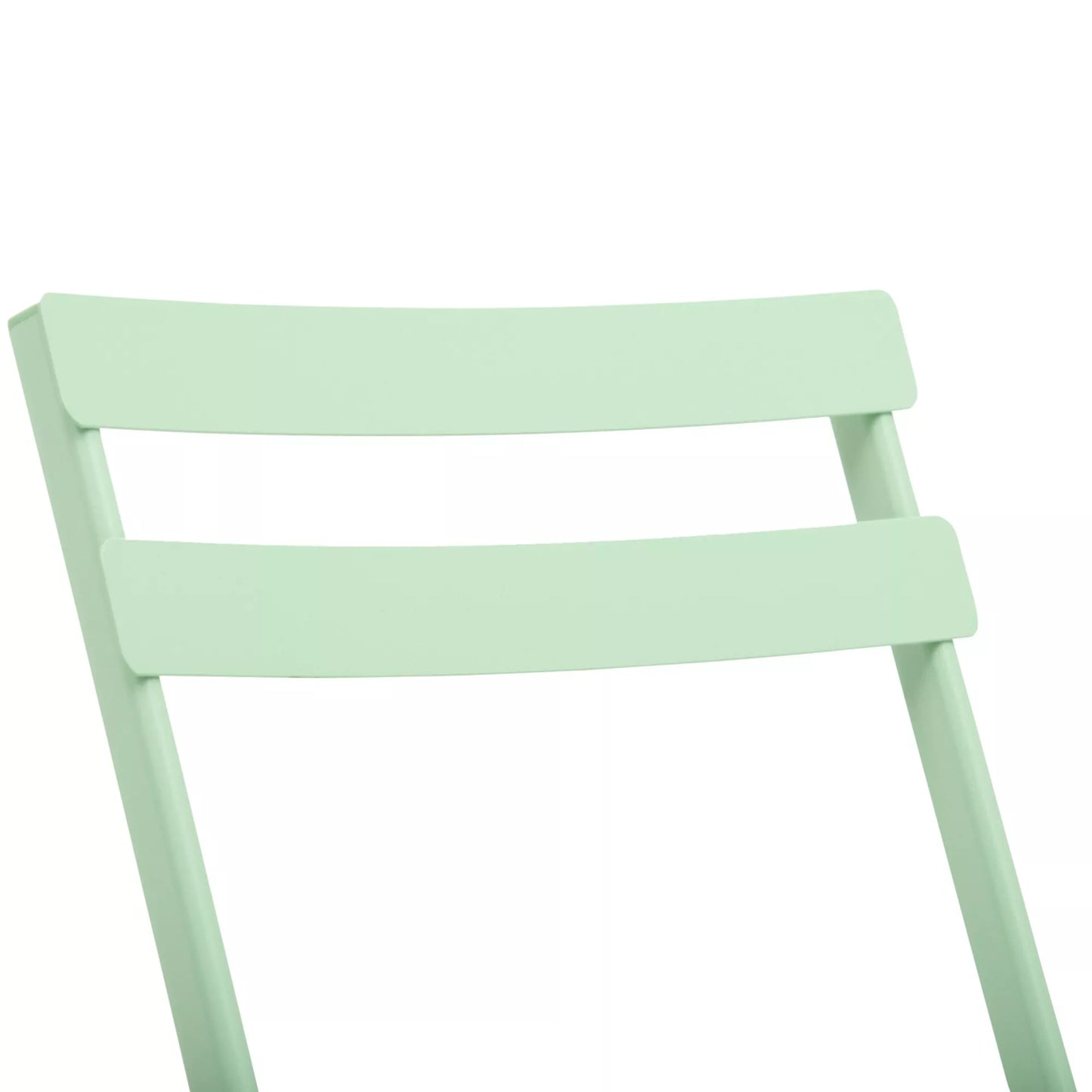 Sodo komplektas 2 asmenims, balkono baldų komplektas, bistropėdės stalas su 2 sulankstomomis kėdėmis, žalias