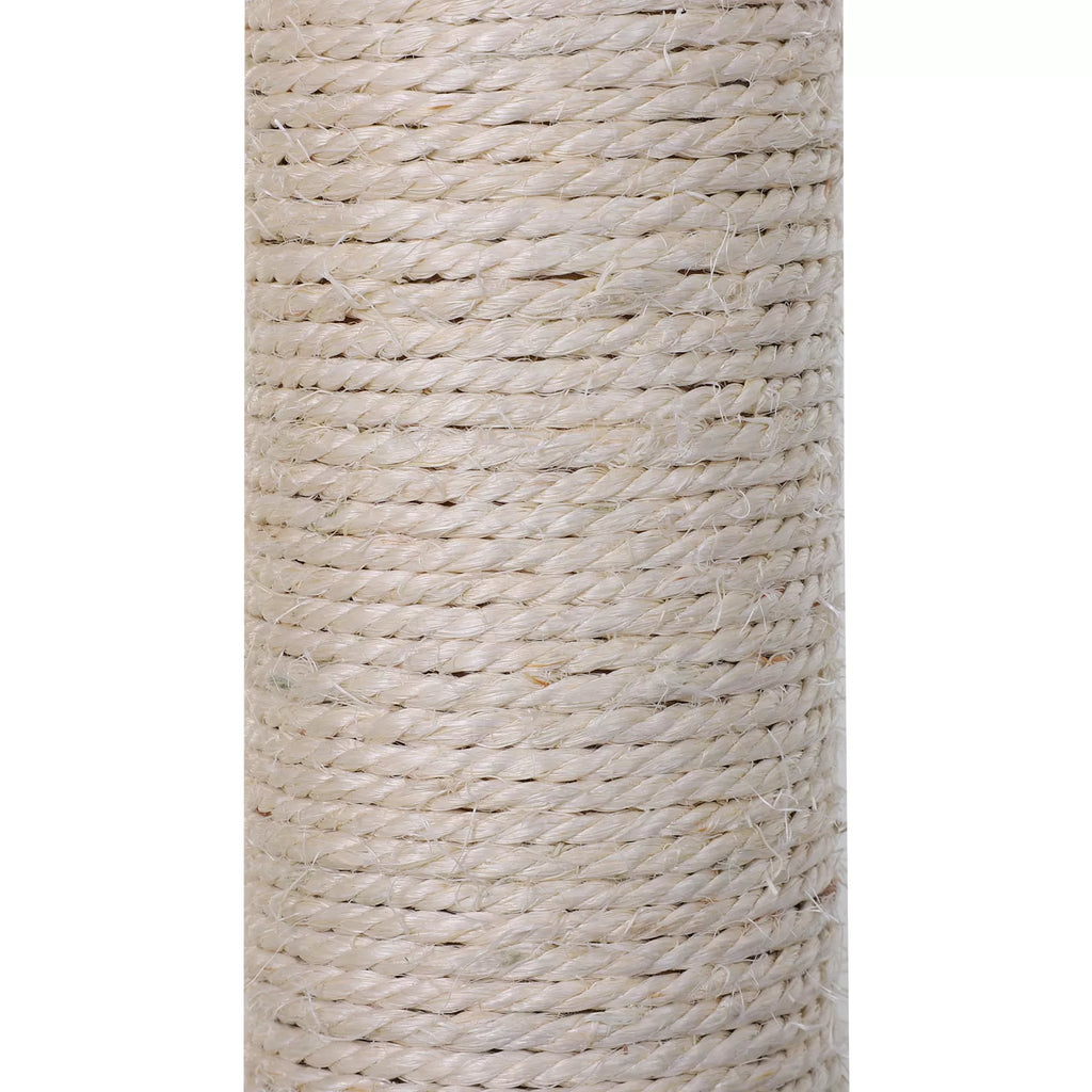 Laipiojimo medis Katės medis Draskyklė su sizalio kolona Pliušinė hamakas Medžio drožlių plokštė Pilka 50 x 36 x 70 cm