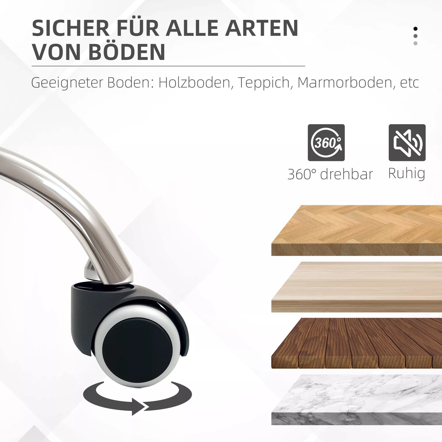 Biuro kėdė, Kompiuterio kėdė, sukinė, reguliuojamo aukščio, 48 cm x 53 cm x 80-90 cm, Rožinė