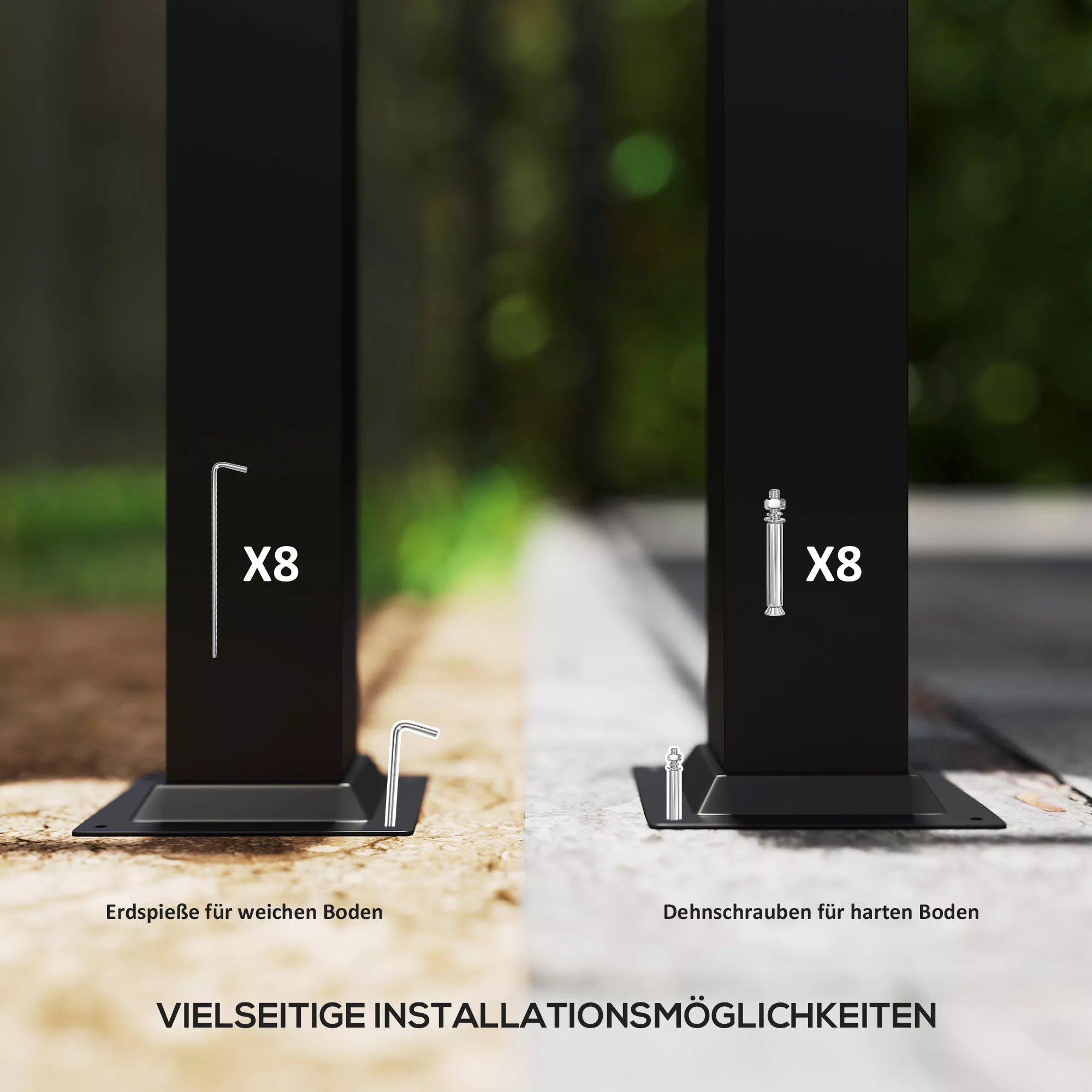 Sodo pergola, 3 x 3 m, ištraukiamas stogas ir magnetinis padas, lauko baldakimas, sodo pavėsinė, UPF30+, metalas, kreminė balta spalva