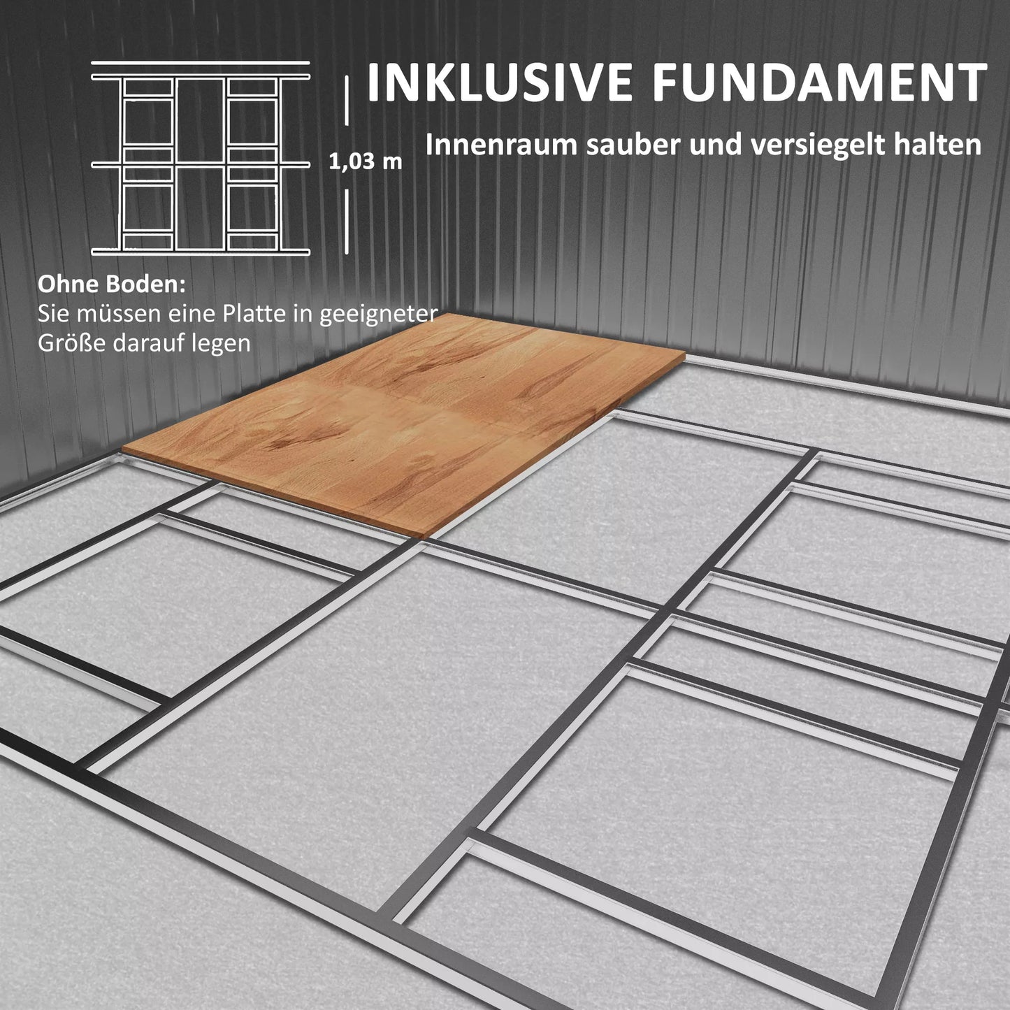 Įrankių sandėliukas, atsparus atmosferos poveikiui sodo namelis sodo įrankiams, su ventiliacijos langais, stumdomomis durimis, plieninis, anglies pilkos spalvos
