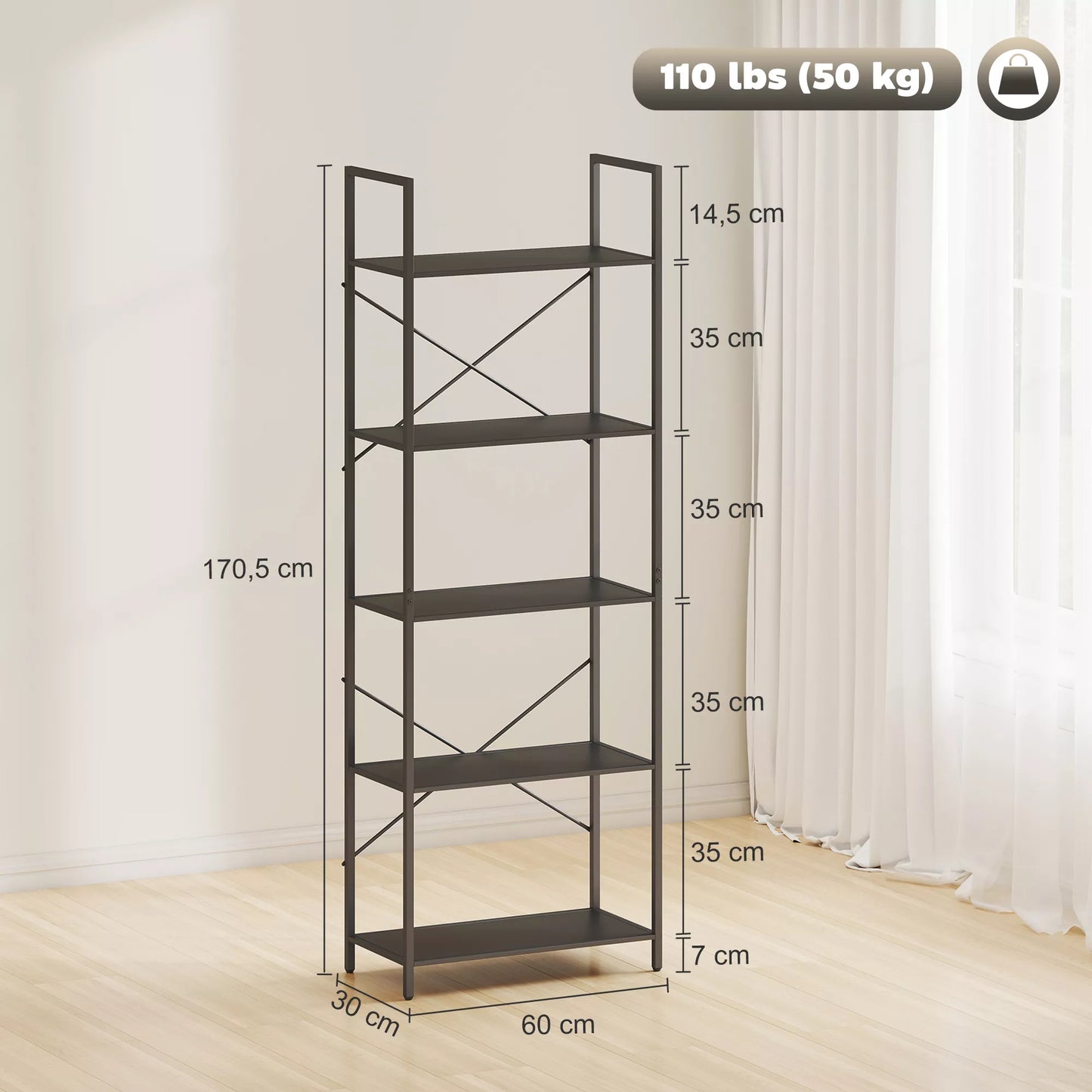 4 vnt. svarmenų plokščių rinkinys treniruotėms, sporto salei, namų treniruotėms, jėgos treniruotėms, 2 x 10 kg ir 2 x 5 kg, juodas
