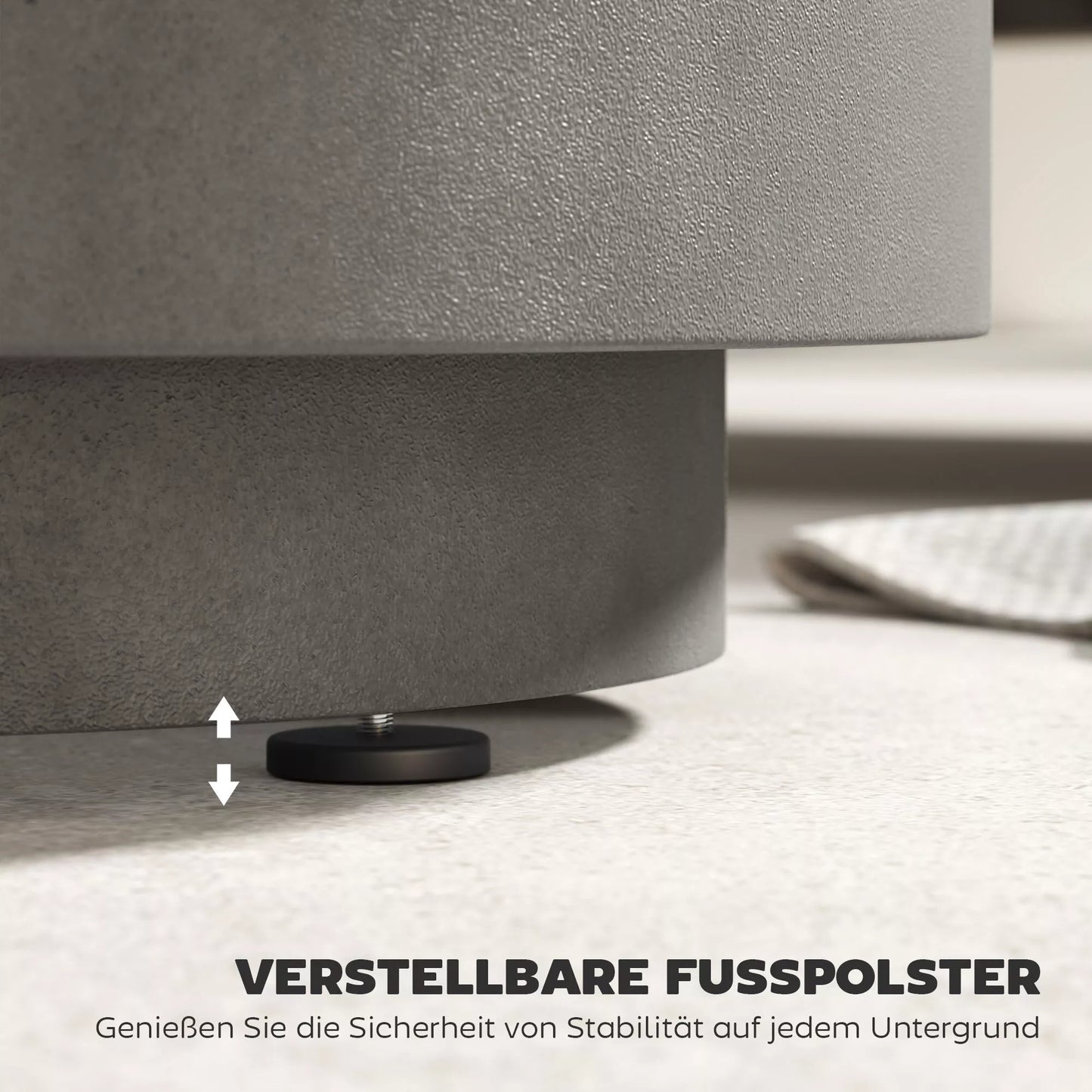 Lauko stalas, pagalbinis stalas su šaldytuvu, ledo kibiras, šviesiai pilkos spalvos