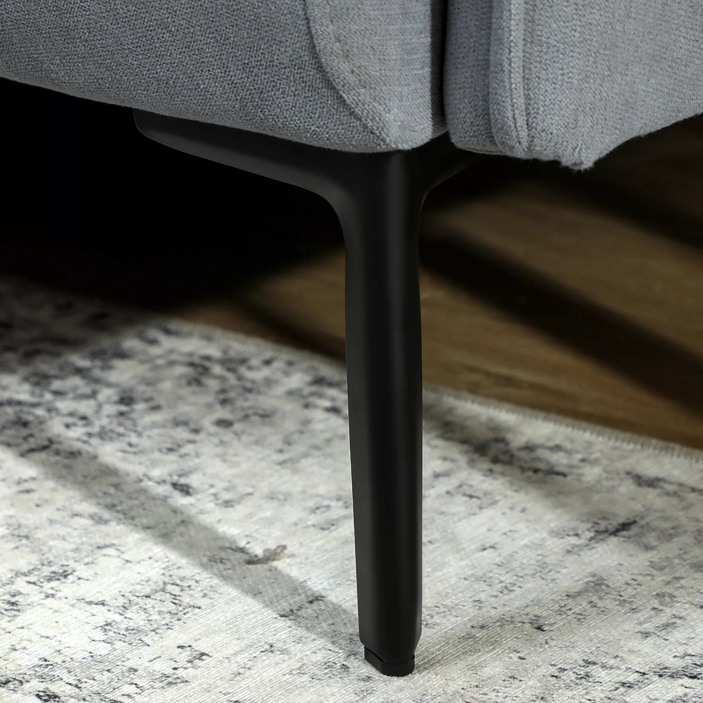 2-vietė sofa, storos pagalvės, aksominė apmušalas, minkšta sofa, juoda