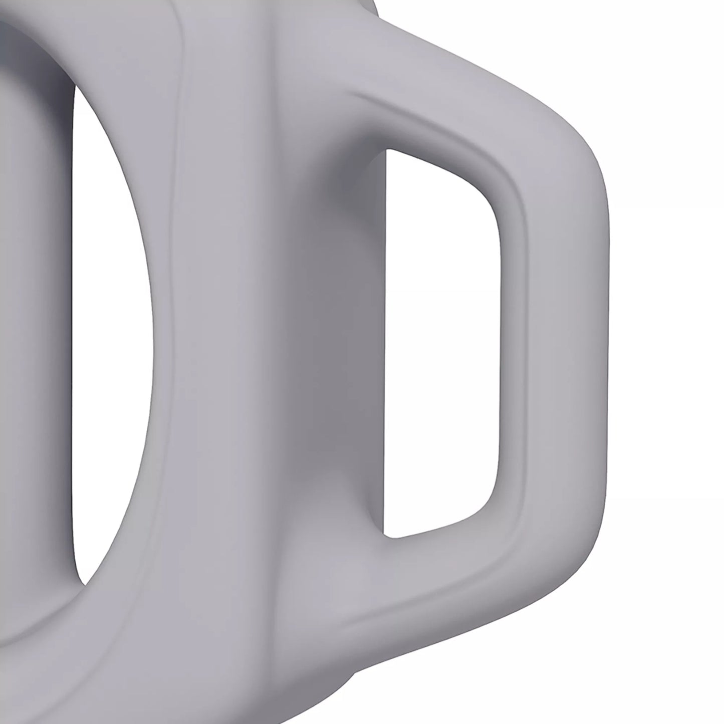 3-in-1 daugiafunkcis svarmenys, 6 kg, neslystantis, mažai kvapus, plastiku dengtas, su geležies šerdimi, pilkas