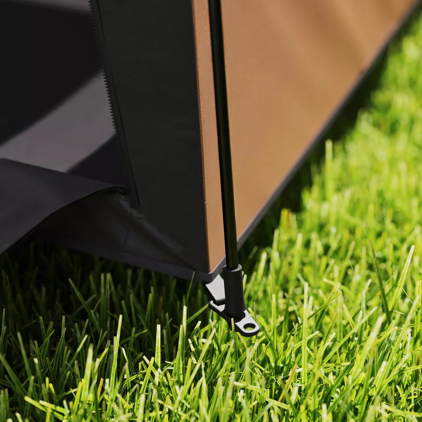 Naminių gyvūnėlių palapinė, šunų palapinė, sulankstoma, atspari oro sąlygoms, šunų būda, dideliems šunims, tamsiai ruda