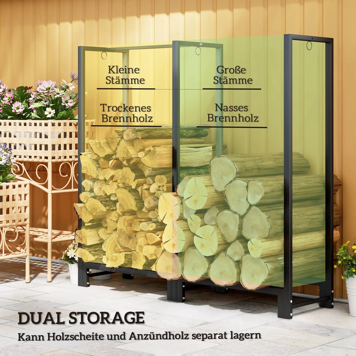 Malkinė, dviejų sekcijų, nerūdijančio plieno rėmas, iki 200 kg, 123 x 32 x 115 cm, juoda