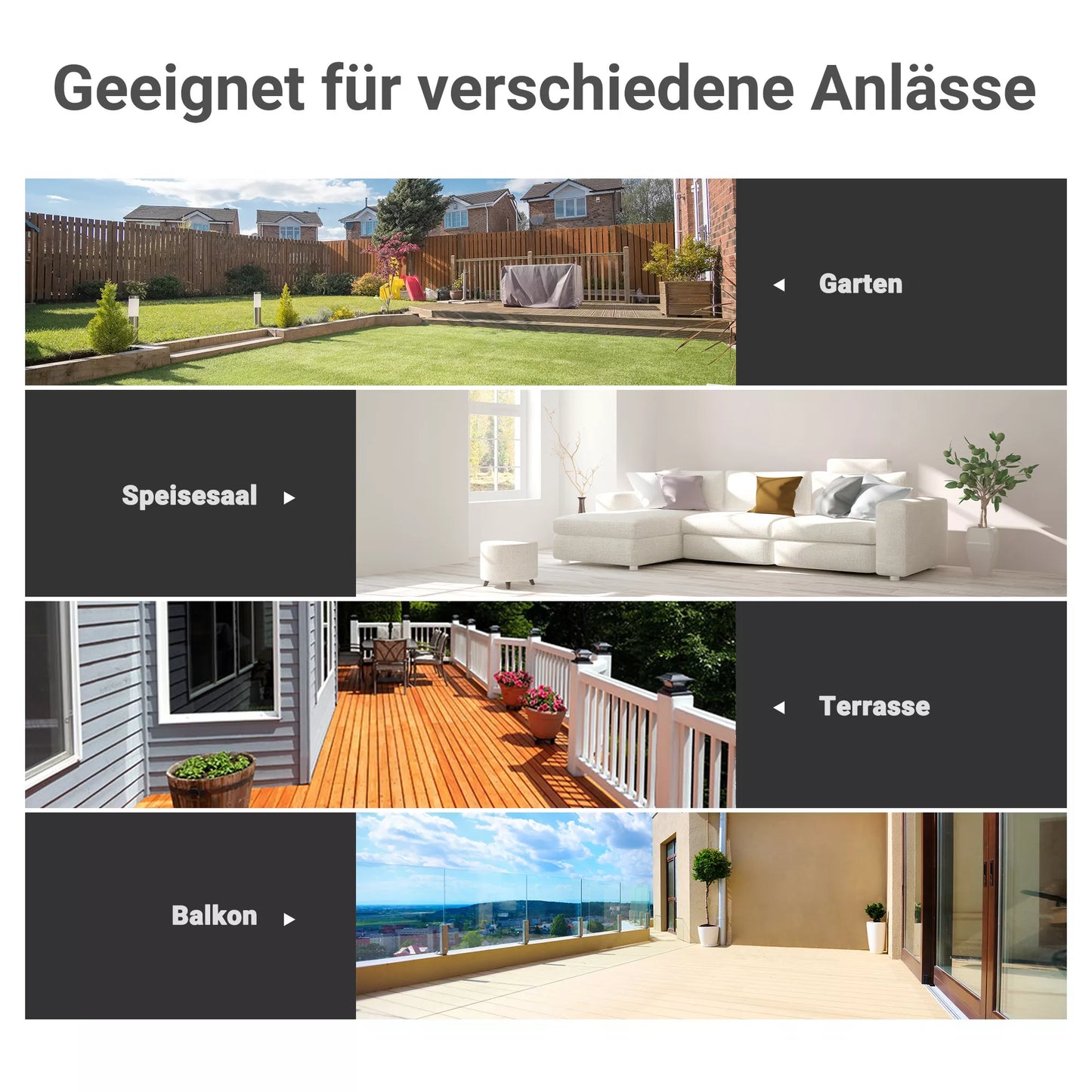 Sodo stalas Bistrostalas Stiklinis stalas Grūdintas stiklas+Metalas Juodas I68,5xP68,5xAU84cm