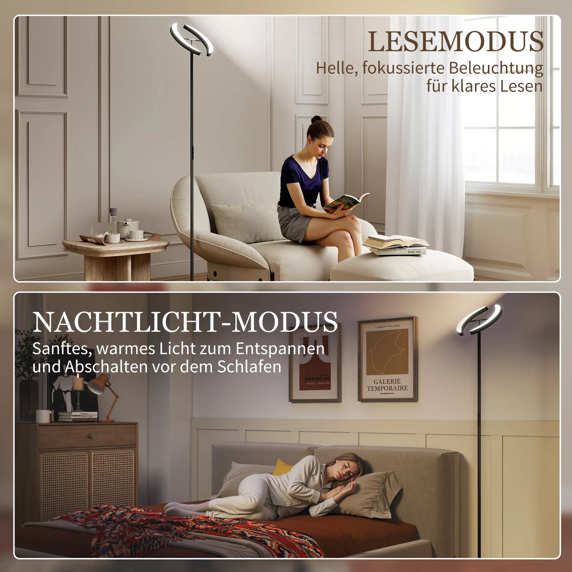 RGB stovas, reguliuojamas šviestuvas su daugiaspalvėmis apšvietimo galimybėmis, pasukamas, juodas