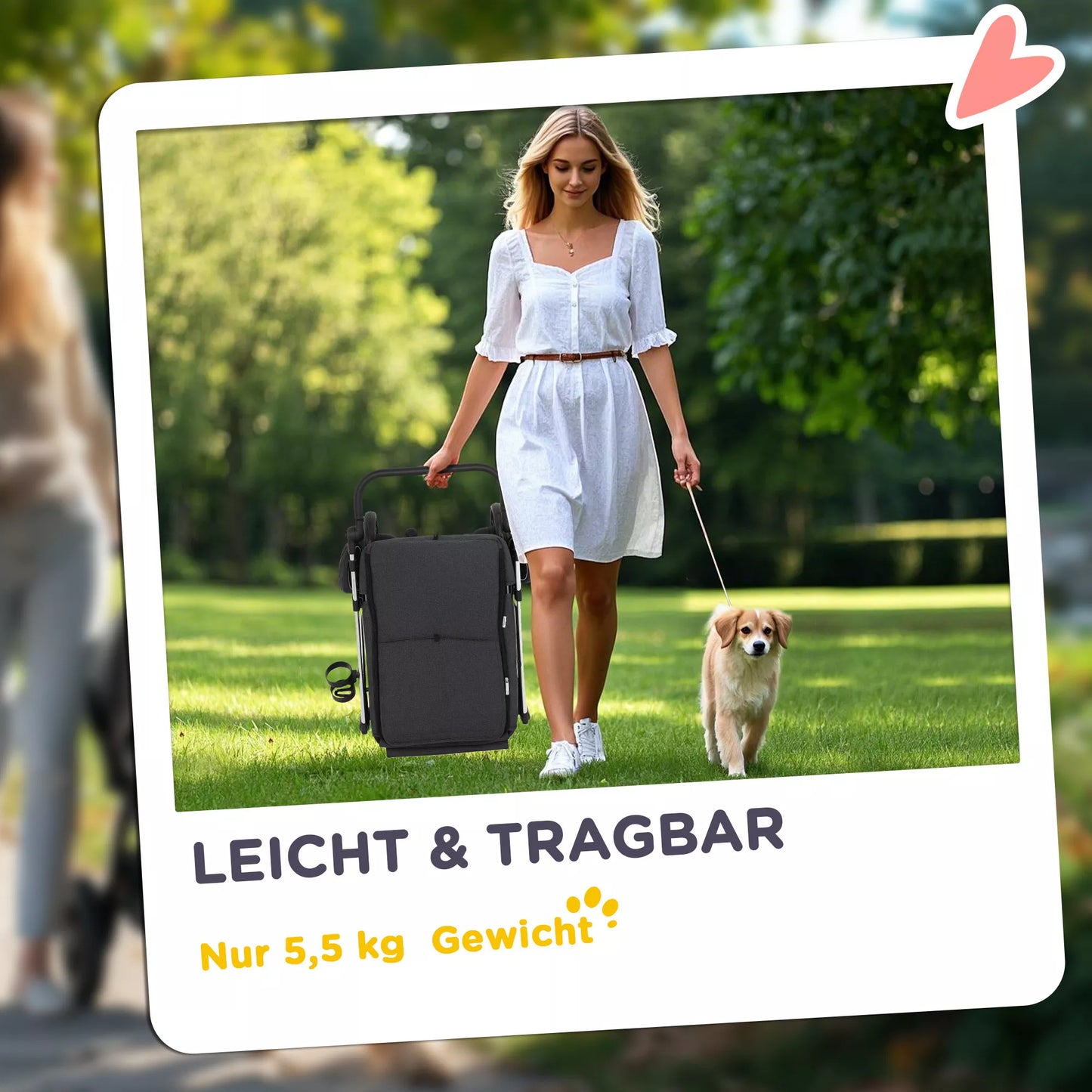 Šunų vežimėlis, lengvas ir sulankstomas transportavimo vežimėlis mažiesiems šuneliams, skalbiama pagalvėlė, tinklelio langas, pilkas