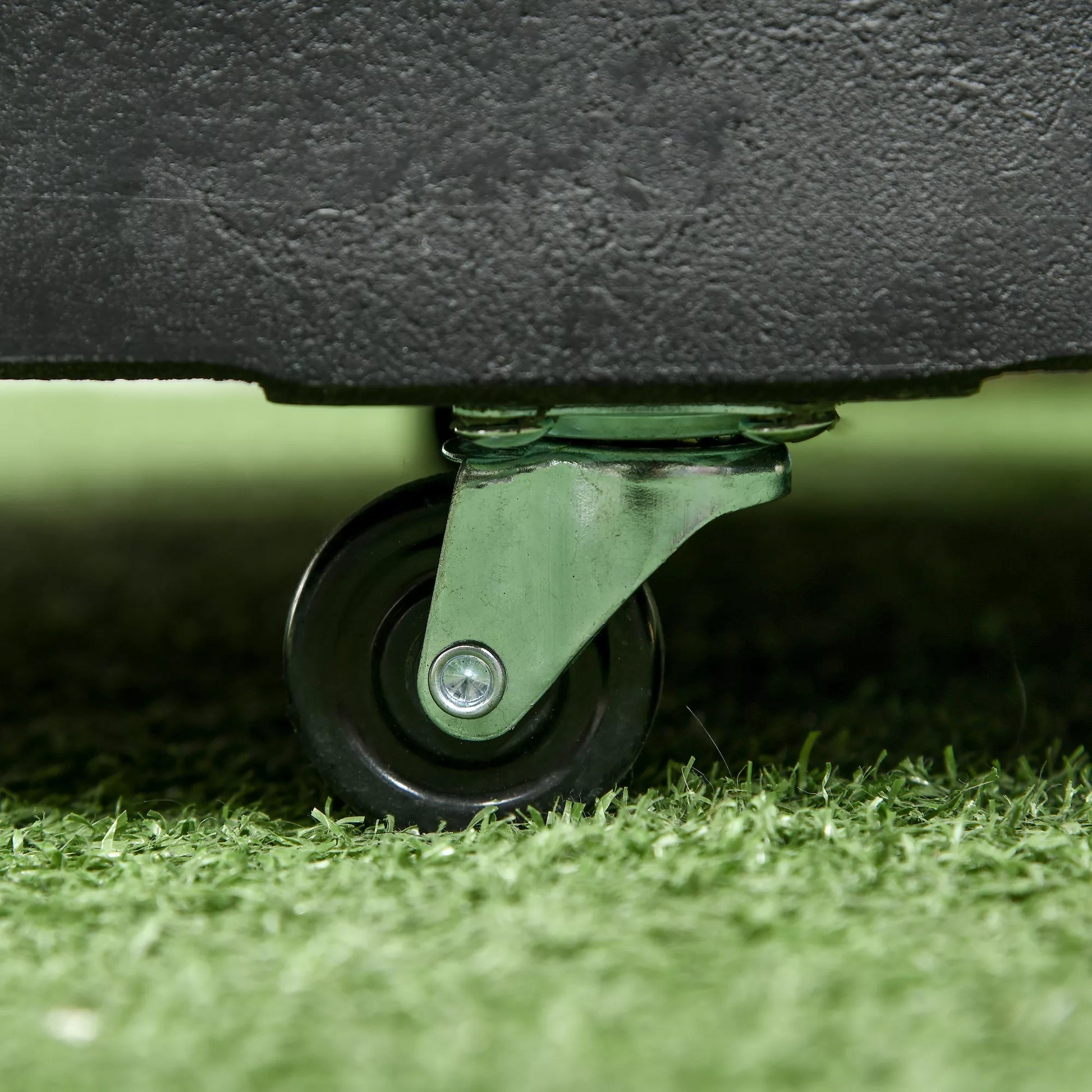 Skėčių stovas Skėčių padas Skėčių laikiklis, atsparus atmosferos poveikiui, su ratukais, Ø53 x 41H cm, juodas