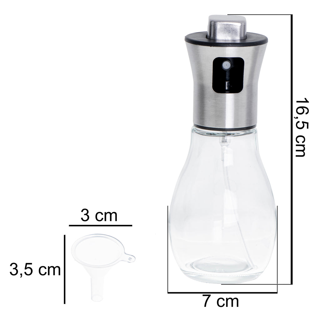 Aliejaus ir kitų skysčių dozatorius, pukrštuvas su skale 200 ml
