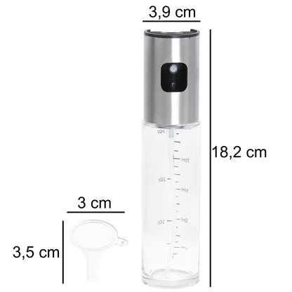 Aliejaus ir kitų skysčių dozatorius, pukrštuvas su skale 100 ml