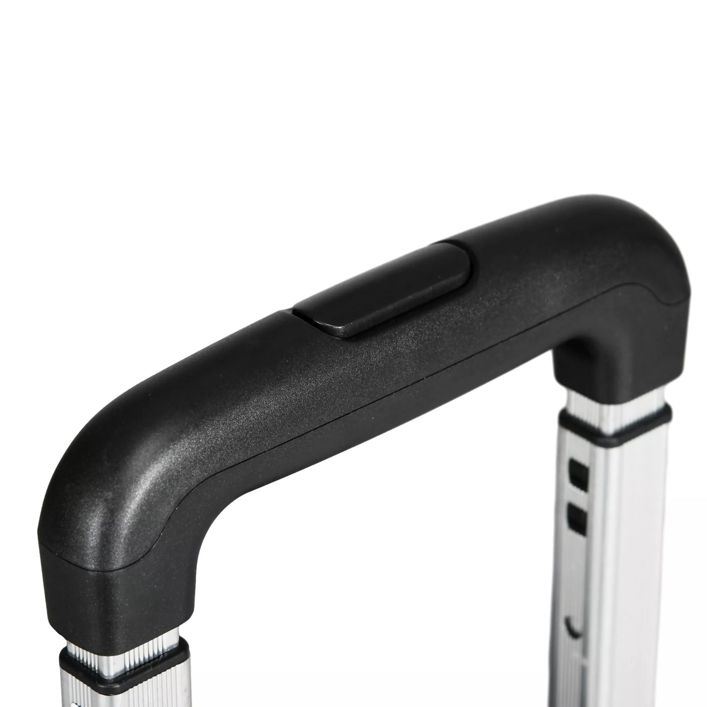 Sulankstomas pirkinių vežimėlis laiptų kopiklis su teleskopine rankena, keliamoji galia iki 65 kg, juodas