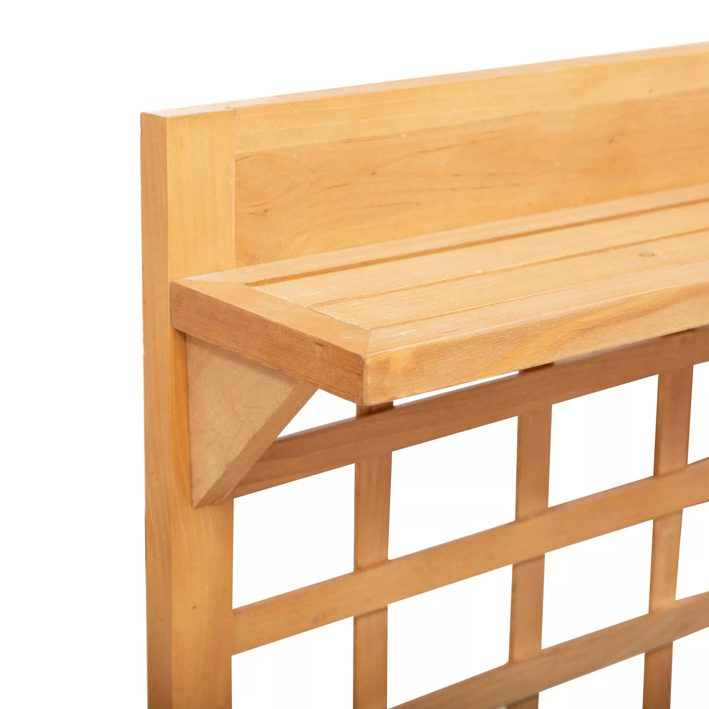 Pakeltas lysvas, sodinimo stalas, gėlių stalas, darbo stalas, sodininko stalas, šiltnamio tipo medinis sodinimo stalas sodui, balkonui, 105 x 40 x 135 cm, eglė, neaustinis audinys, rudas